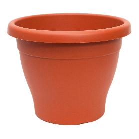 MACETA MEDITERRANEA Ø 20 CM X 15 CM PLASTICO COLOR TERRACOTA