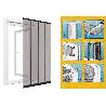 SIFER CORTINA MOSQUITERA FIBRA DE VIDRIO NEGRA 100 X 240 CM