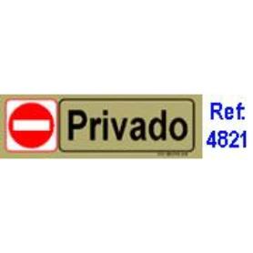 BAJA PLACA ADH.PRIVADO   PVC 53X165MM 4821 BL