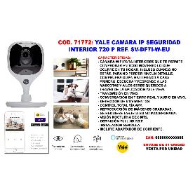 YALE CAMARA IP SEGURIDAD INTERIOR 720 P SV-DF7I-W-EU