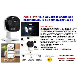 YALE CAMARA IP SEGURIDAD EXTERIOR ALL IN ONE SV-DAFX-W EU