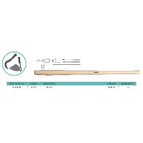 SIFER MANGO MADERA NATURAL RAEDERA Y TAJAMATA 1200-35 16120035