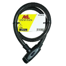 AVL CANDADO CABLE BICI-MOTO 18 MM LLAVE SERRETA PY2015
