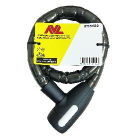AVL CANDADO PITON CABLE MOTO 22X85  LLAVE SERRETA PY5122