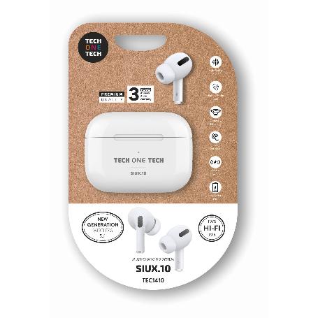 TECH AURICULARES INALAMBRICO BLAN+ESTU CARGA CABLE APPLE TEC1410