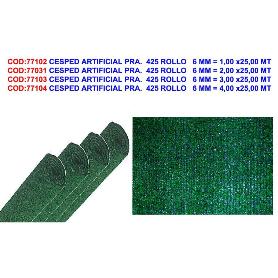 CESPED ARTIFICIAL F.S. PRA.  425 ROLLO   6 MM 1,00 X25,00 MT
