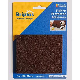 BRIPLAS FIELTRO ADHESIVO 1 U RECTANGULAR 104X85 MM MARRON 107M