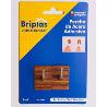BRIPLAS COLGADOR COCINA ACERO MADERA ADHESIVO 2U GANCHO  L 209
