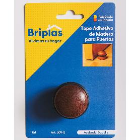 BRIPLAS TOPE PUERTA ADHESIVO MADERA CILINDRO 1U SAPELLY 309S