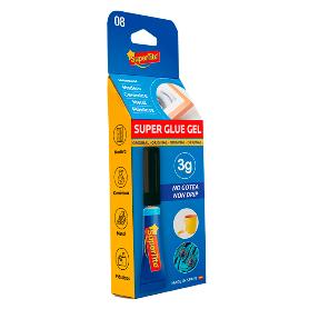 SUPERTITE ADHESIVO SUPER GLUE GEL INSTANTANEO CIANO 1X3 GR 2408