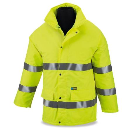 MARCA ROPA ABRIGO PARKA FLUORESCENTE AMARILLO XL 288PFEXL