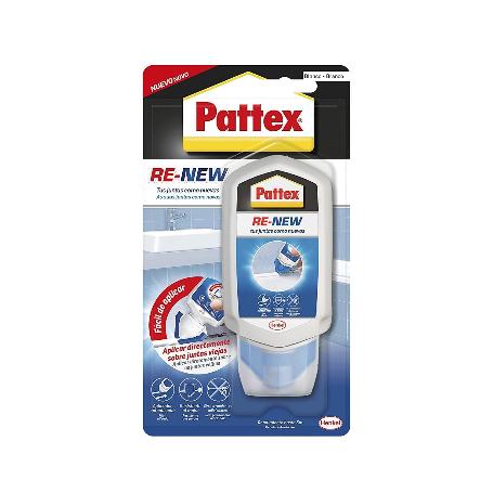 PATTEX REPARA JUNTAS RE-NEW  BAÑO BL-80 GR BLANCO 2760635