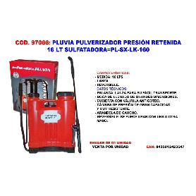 PLUVIA SULFATADORA PULVERIZADOR PRESION RETENIDA 16 L  PLSXLK160