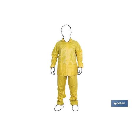 TRAJE AGUA AMARILLO POLIESTER/PVC TALLA XXL