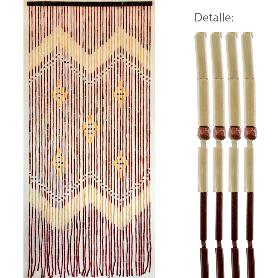 CORTINA PUERTA 42 TIRAS BAMBU 90X200 CM.