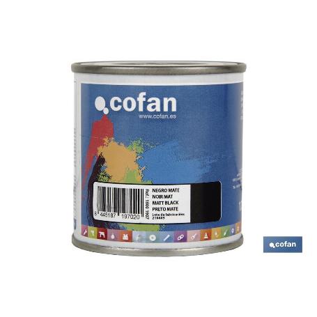 ESMALTE SINTÉTICO (125 ML) NEGRO MATE