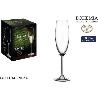22 CLS COPA PARA ESPUMOSO,CHAMPAN,CAVA FLAUTA PIE ALTO CRISTAL BOHEMIA CLARA CAJA 6 UNIDADES