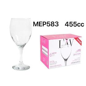 45 CLS COPA ECONOMICA VINO AGUA MODELO EMPIRE LAV  CAJA 6 UNIDADES