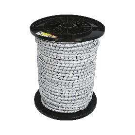 CUERDA ELÁSTICA FORRADA    6 MM. ROLLO DE 100 METROS