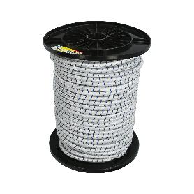 CUERDA ELÁSTICA FORRADA   10 MM. ROLLO DE 100 METROS