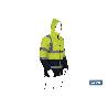 PARKA DE ALTA VISIBILIDAD MODELO DENEB AMARILLO Y AZUL TALLA M