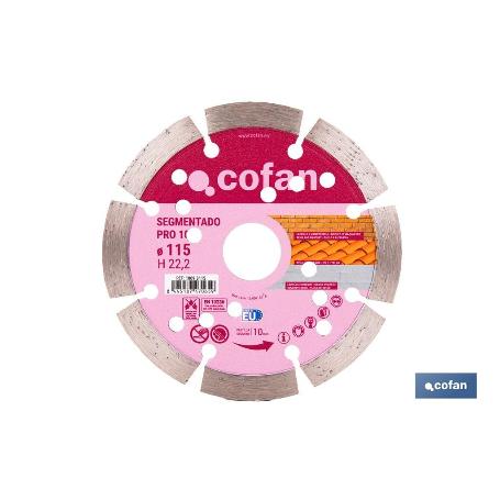 DISCO UNIVERSAL SEGMENTADO PRO 10-115 MM