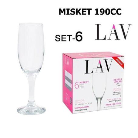 19 CLS COPA CHAMPAGNE ECONOMICA MISKET LAV - CAJA 6 UNIDADES