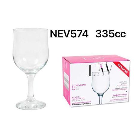 33,5 CLS COPA GRAN VINO NEVAKAR LAV SIMILAR COPA LIRA - CAJA 6 UNIDADES