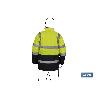 PARKA DE ALTA VISIBILIDAD MODELO DENEB AMARILLO Y AZUL TALLA XXXL