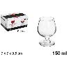 15 CLS COPA COÑAC BRANDY ECONOMICA 150 CC. ALESSANDRO - CAJA 6 UNIDADES