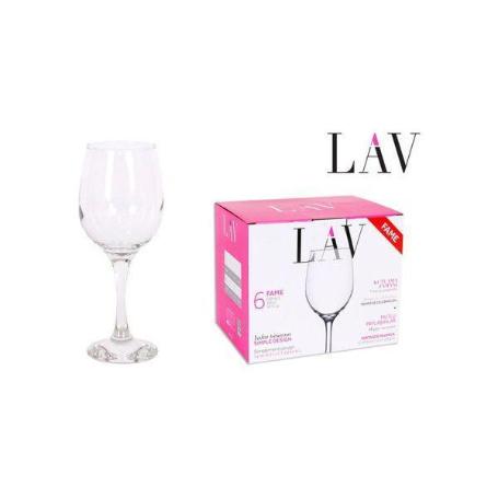 30 CLS COPA VINO REFORZADA ECONOMICA FAME LAV - CAJA 6 UNIDADES