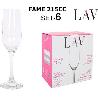 21,5 CLS COPA REFORZADA CHAMPAN ALTA FLUTE FAME LAV - CAJA 6 UNIDADES