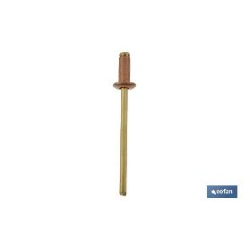 REMACHE COBRE-BRONCE 4 X 12 MM   CAJA 500 UNID.