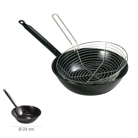 SARTEN PORCELANA CESTILLO 24 CM