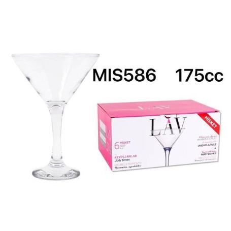 17,5 CLS COPA COCTEL COMBINADOS MARTINI 175 CC MISKET LAV - CAJA 6 UNIDADES
