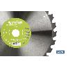 DISCO DE SIERRA INGLETADORA PARA MADERA/METAL Ø350 X 2,2 X 30 MM, 28 DIENTES