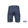 BERMUDAS DE TRABAJO TYR ELASTANO 215 G/M2 AZUL MARINO CON DETALLES GRISES TALLA 52