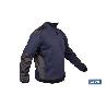 SUDADERA RANGER CUELLO CREMALLERA 280GMS AZUL-NEGRO T-XXL
