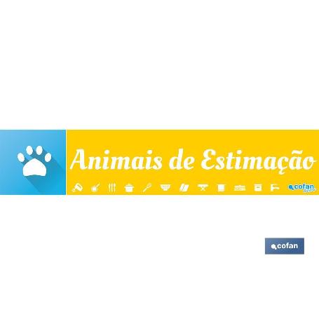 SEÑALETICA IMANTADA PARA EXPOSITOR 975 X 200 MM - ANIMAIS DE ESTIMAÇÃO SEÑALÉTICA IMANTADA PARA EXPOSITOR