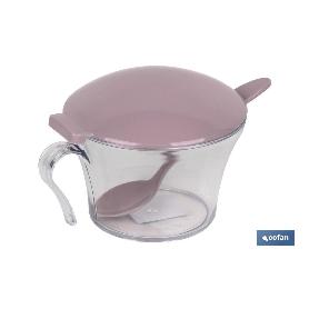 AZUCARERO 120ML MODELO ALBAHACA ROSA PALO 15X11.5X9CM VENTA UNITARIA