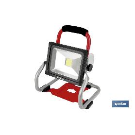 FOCO LED PORTÁTIL A BATERIA REACONDICIONADO LI-ION 18V 20W