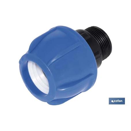 ENLACE ROSCA MACHO PP PN16 63 X 2  VENTA UNITARIA