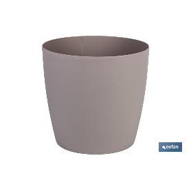 MACETA CAMELIA COLOR CREMA 30X28CM VENTA UNITARIA