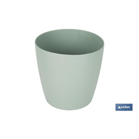 MACETA CAMELIA COLOR VERDE TURQUESA 25X23.6CM   CAJA 12 UNID.