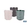 MACETA O MACETERO GAMA TEXTIL COLOR VERDE PP Ø 195 X 201 MM 4,9 L VENTA UNITARIA