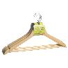 JUEGO PERCHAS DE MADERA RECTA 450 MM. (PACK 3 PIEZAS)