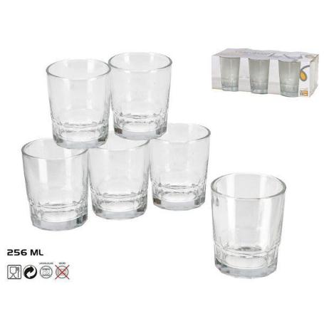 25,6 CLS VASO LISBON AGUA 256 ML. SIMILAR VASO SABOYA 4 BORMIOLI - CAJA 6 UNIDADES