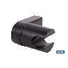 SOPORTE DE DUCHA PARA PARED COLOR NEGRO ABS