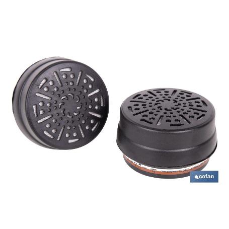 SET DE 2 FILTROS TIPO A1P3 (ADAPTABLES A MÁSCARA FACIAL)