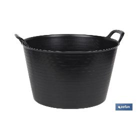 CAPAZO NEGRO RECICLADO 56 L 59,5 X 52,5 X 38 CM VENTA UNITARIA